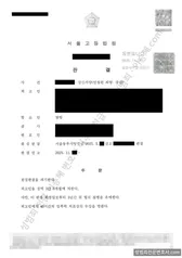 피해자대리(성공) 처분문서